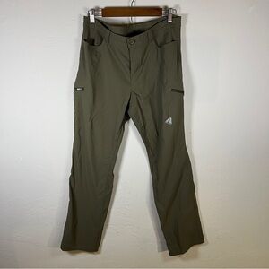 Eddie Bauer First Ascent Guide Pro Women’s size 12 Outdoor Hiking Pants Green